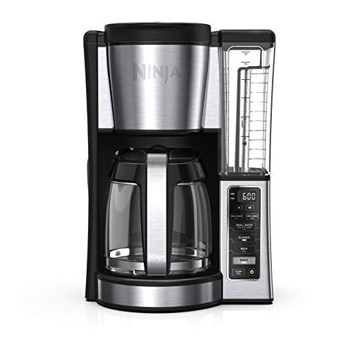 12-Cup Programmable Coffee Maker, 60 oz, Black/Stainless Steel L894028