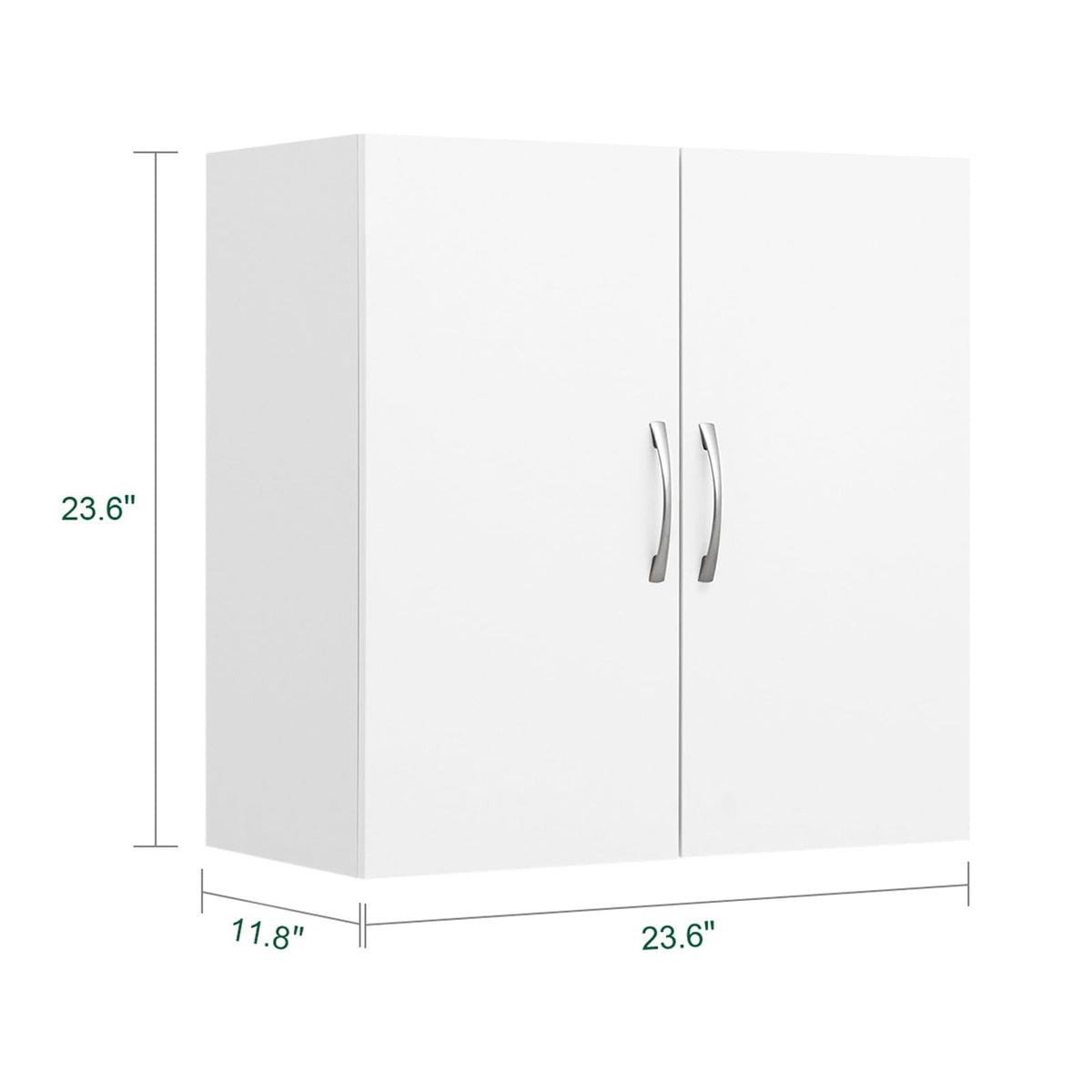 White Wall Cabinet with Shelf I52630