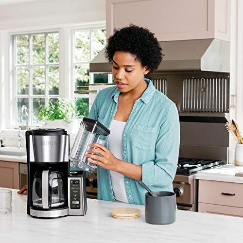 12-Cup Programmable Coffee Maker, 60 oz, Black/Stainless Steel L894028