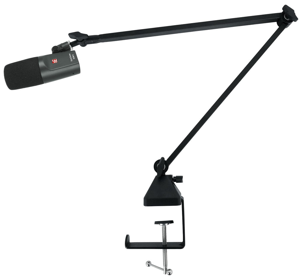 Front-Addressed Broadcast Podcast Microphone with Boom Arm and Desk Clamp U57877