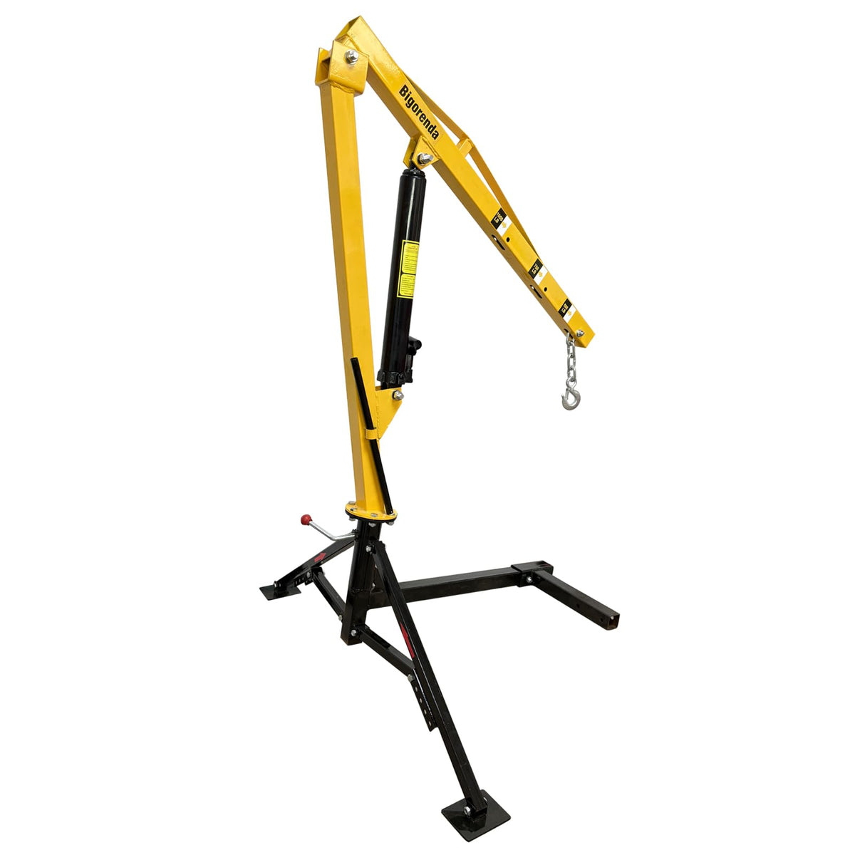 1000lb Capacity Hydraulic 360° Swivel Truck Crane F20973