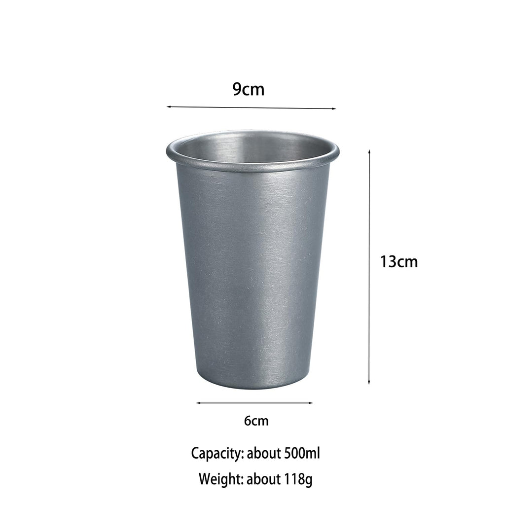 2 Pack Stainless Steel Camping Cup I869