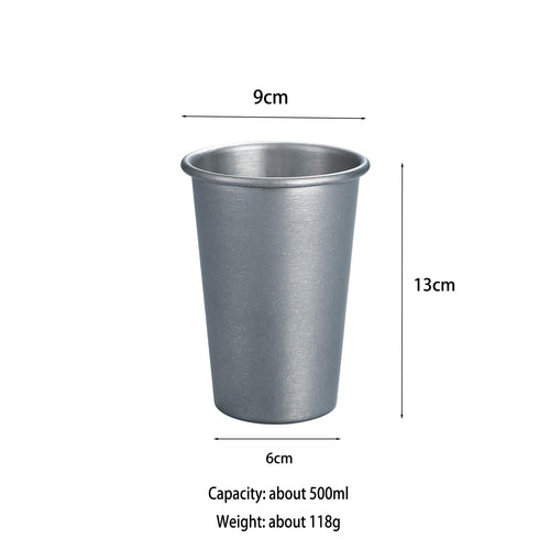 2 Pack Stainless Steel Camping Cup I869