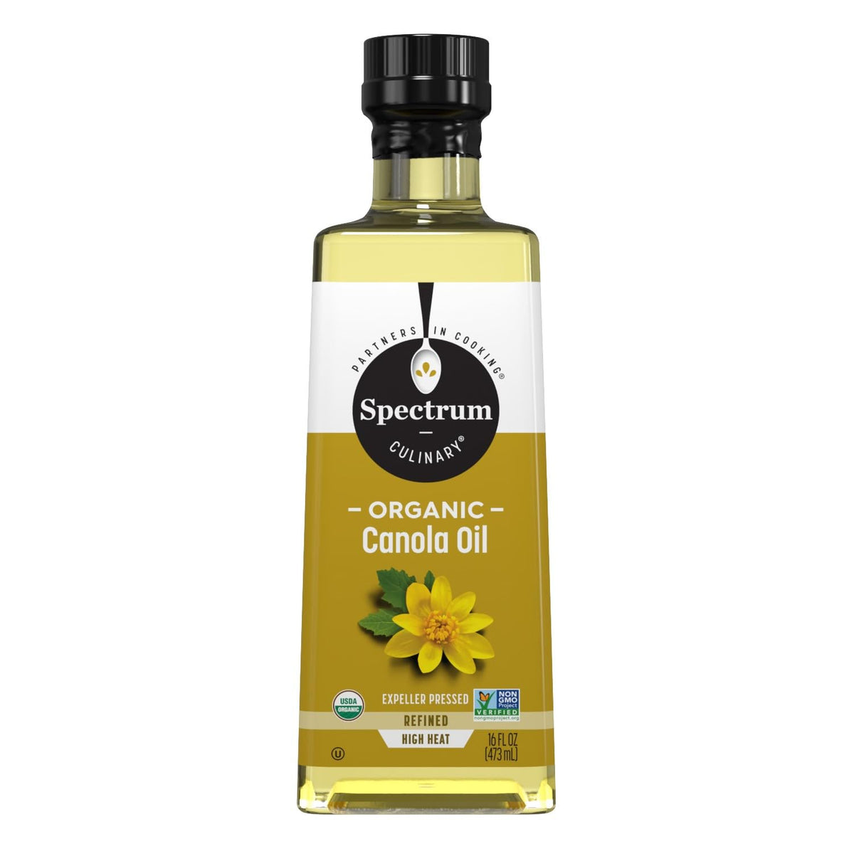 Organic Refined Canola Oil, 16 oz S437925