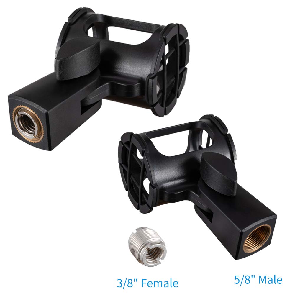 Microphone Shock Mount Holder Clip Anti-Vibration for Condenser Shotgun Mic B763956