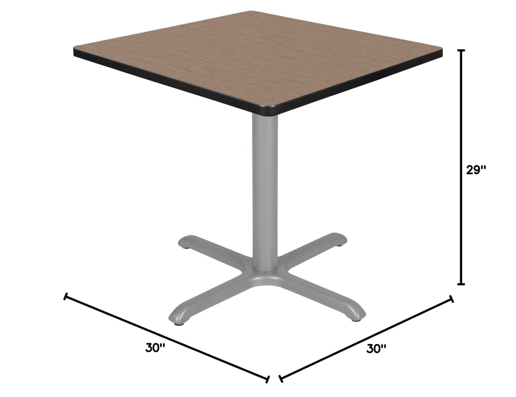 30" Square X-Base Breakroom Table G6043