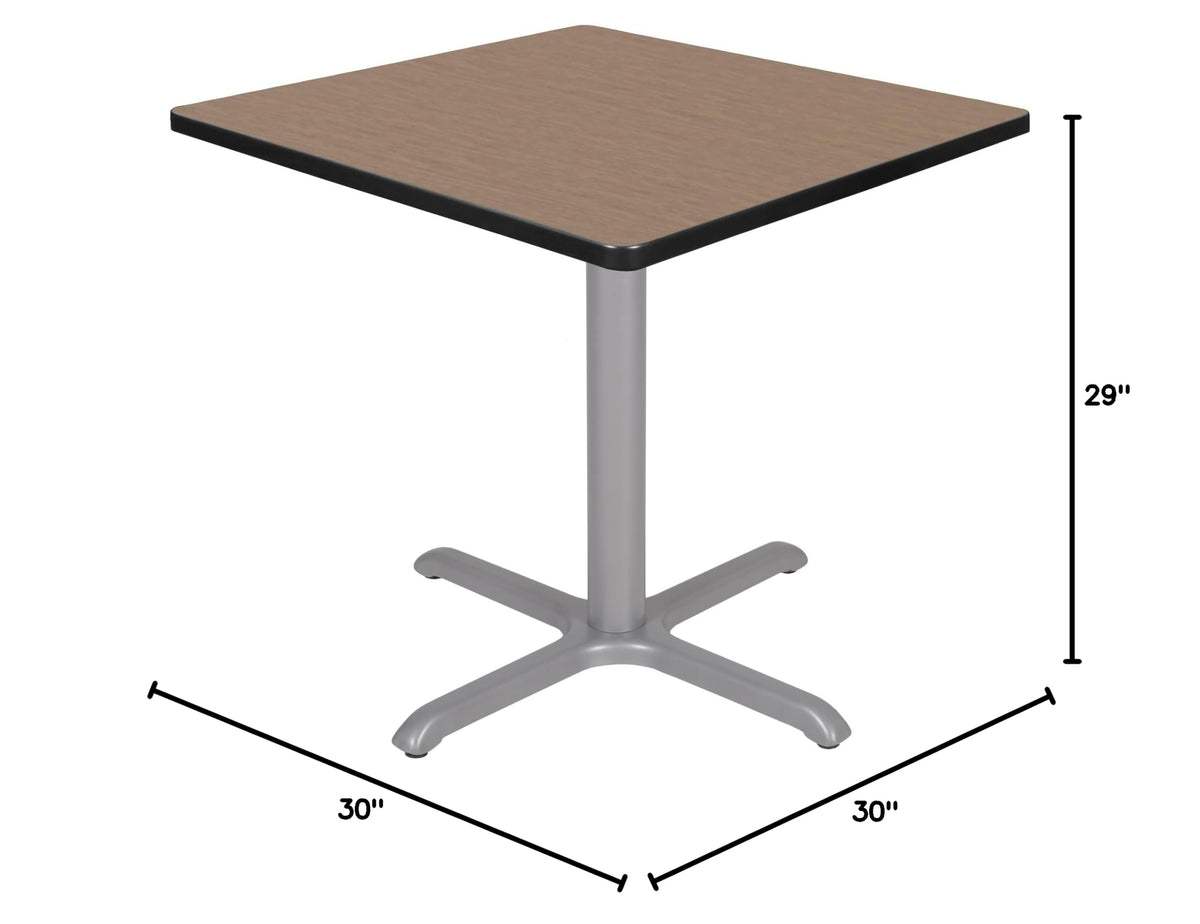30" Square X-Base Breakroom Table G6043