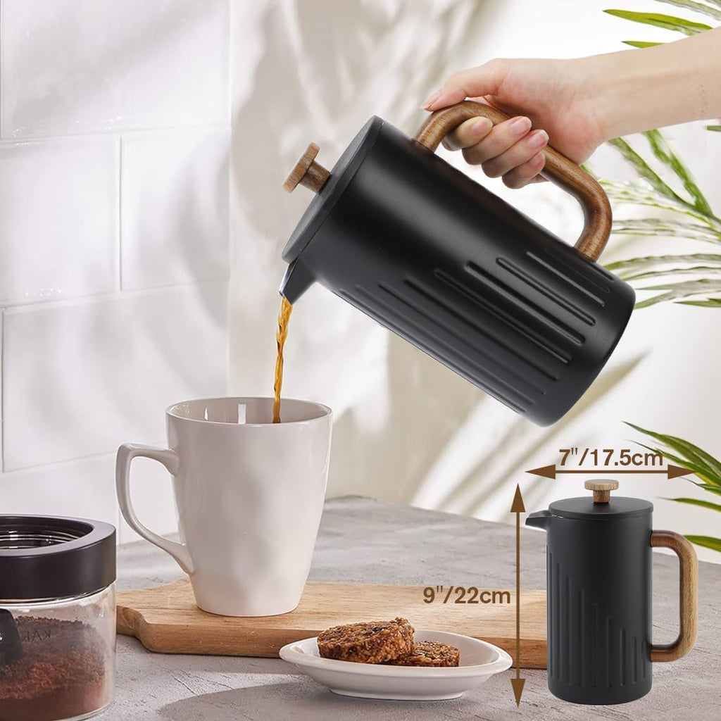 34oz Stainless Steel French Press Coffee Maker Z80102