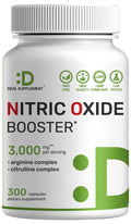3,000mg 300 Capsules Nitric Oxide Supplement G37156