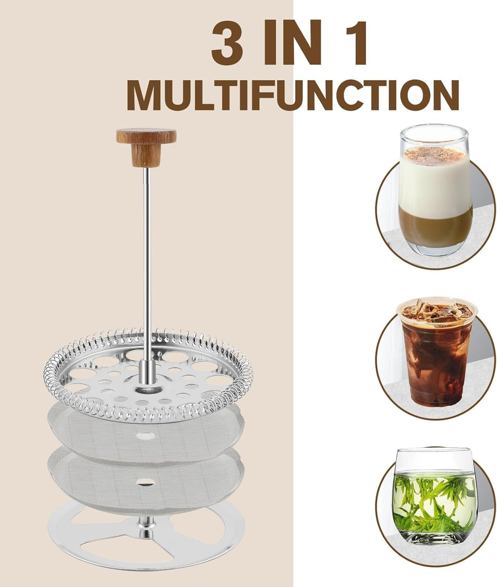 34oz Stainless Steel French Press Coffee Maker Z80102