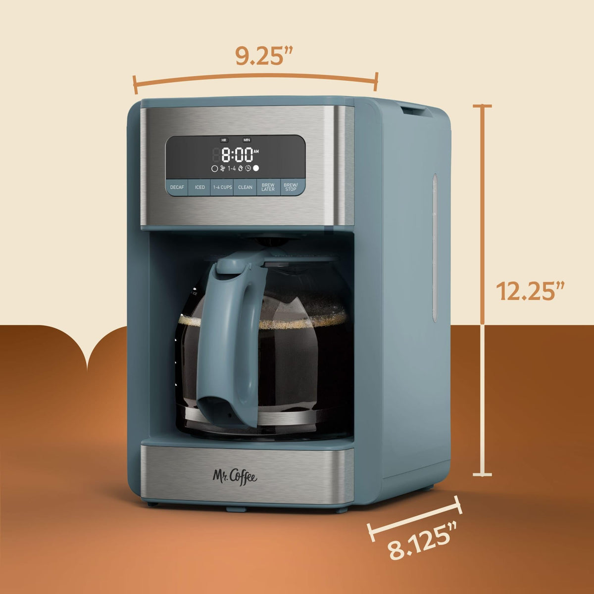 12 Cup Coffee Maker with Decaf and Iced Coffee Settings X4005