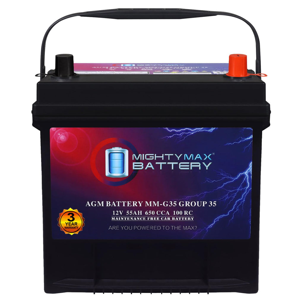 12V 55Ah AGM Replacement Battery V7834