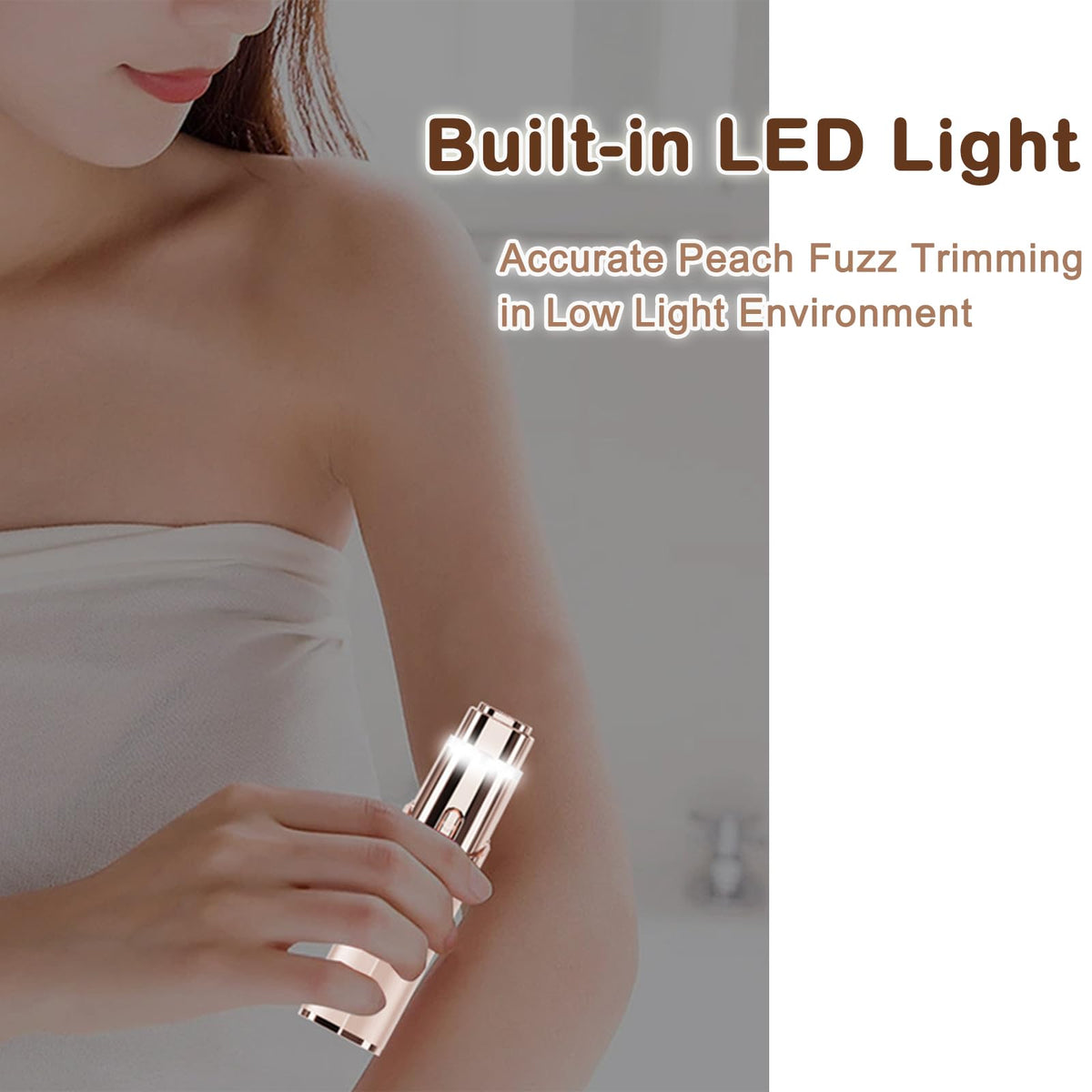 Electric Facial Trimmer with LED Light I479