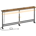 70.9" Console Table with Adjustable Height and Power Outlet L1583