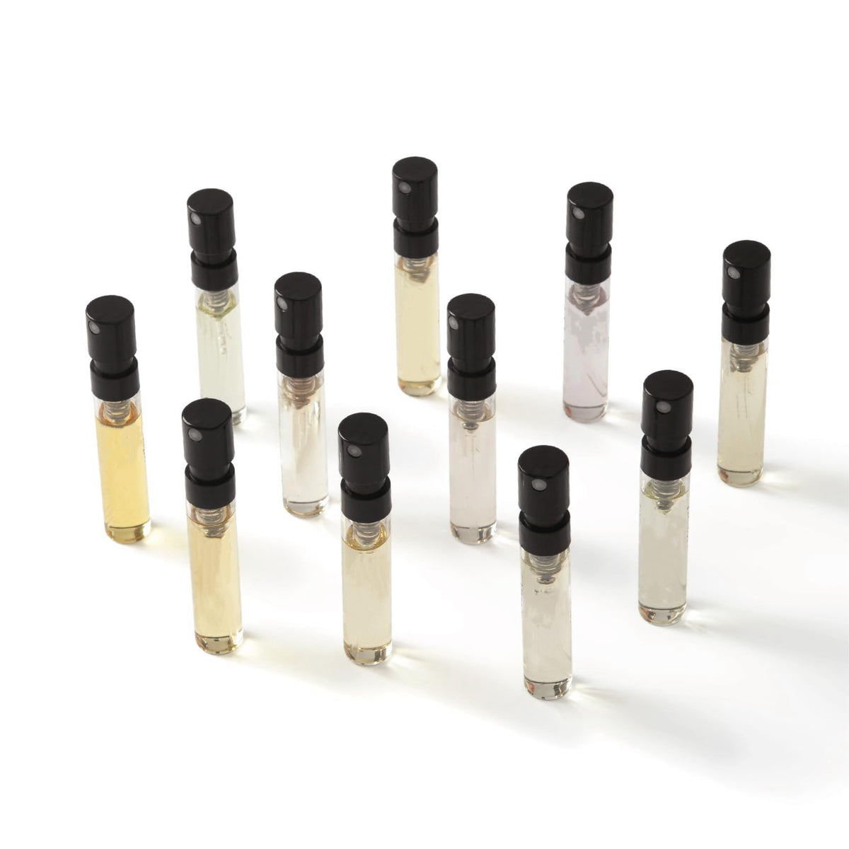 Perfume Sampler Set 12 Fragrance Sample Vials Travel Size Mini Spray B353