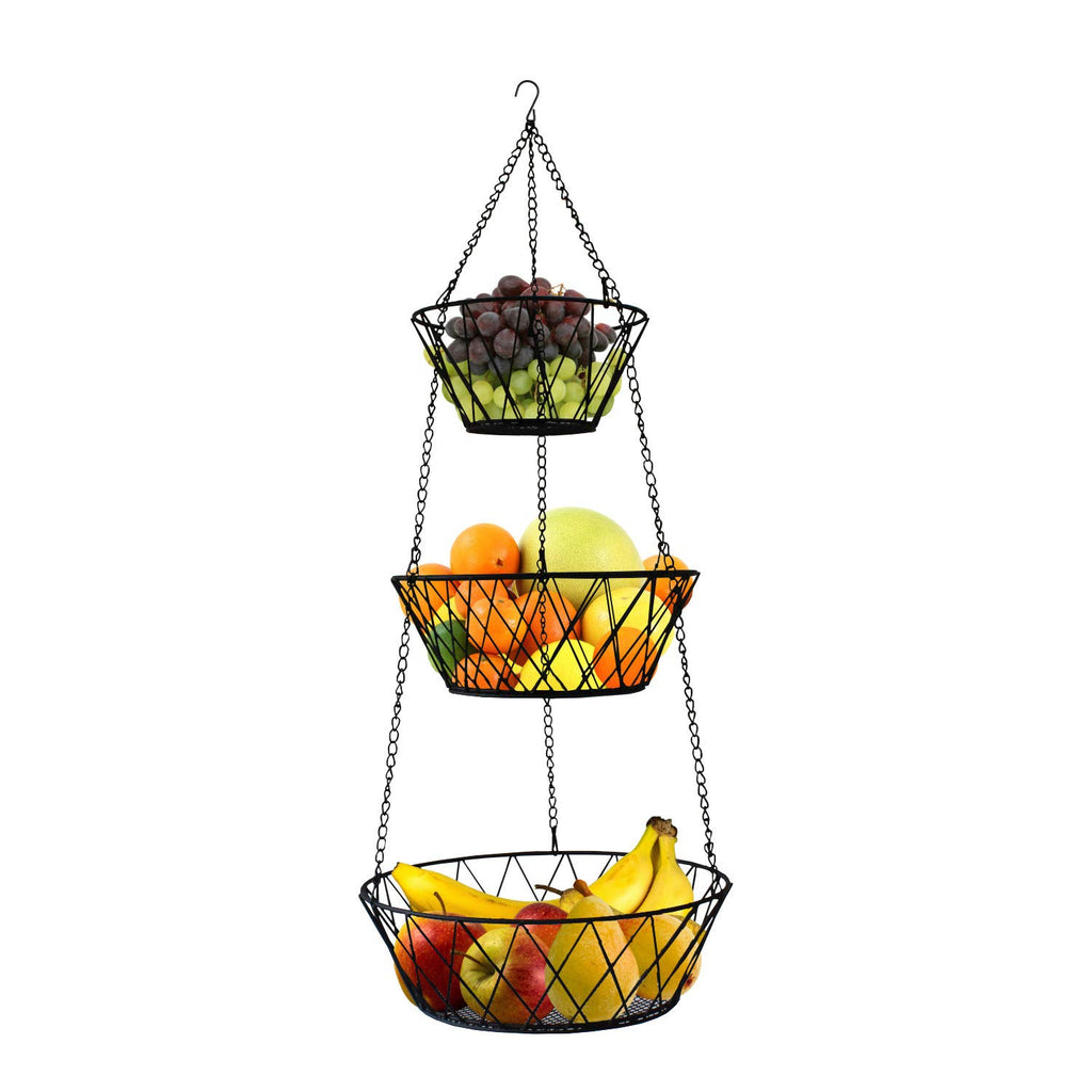 3 Tier Hanging Kitchen Fruit Basket A649375
