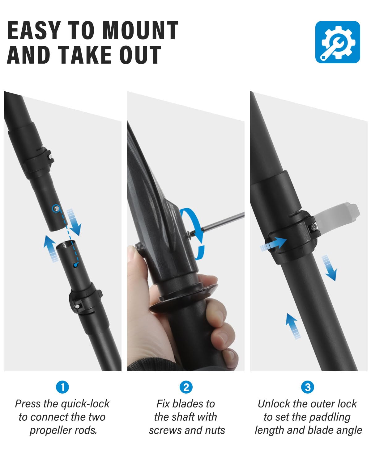 Adjustable Telescopic Kayak Paddle with Storage Bag Y780