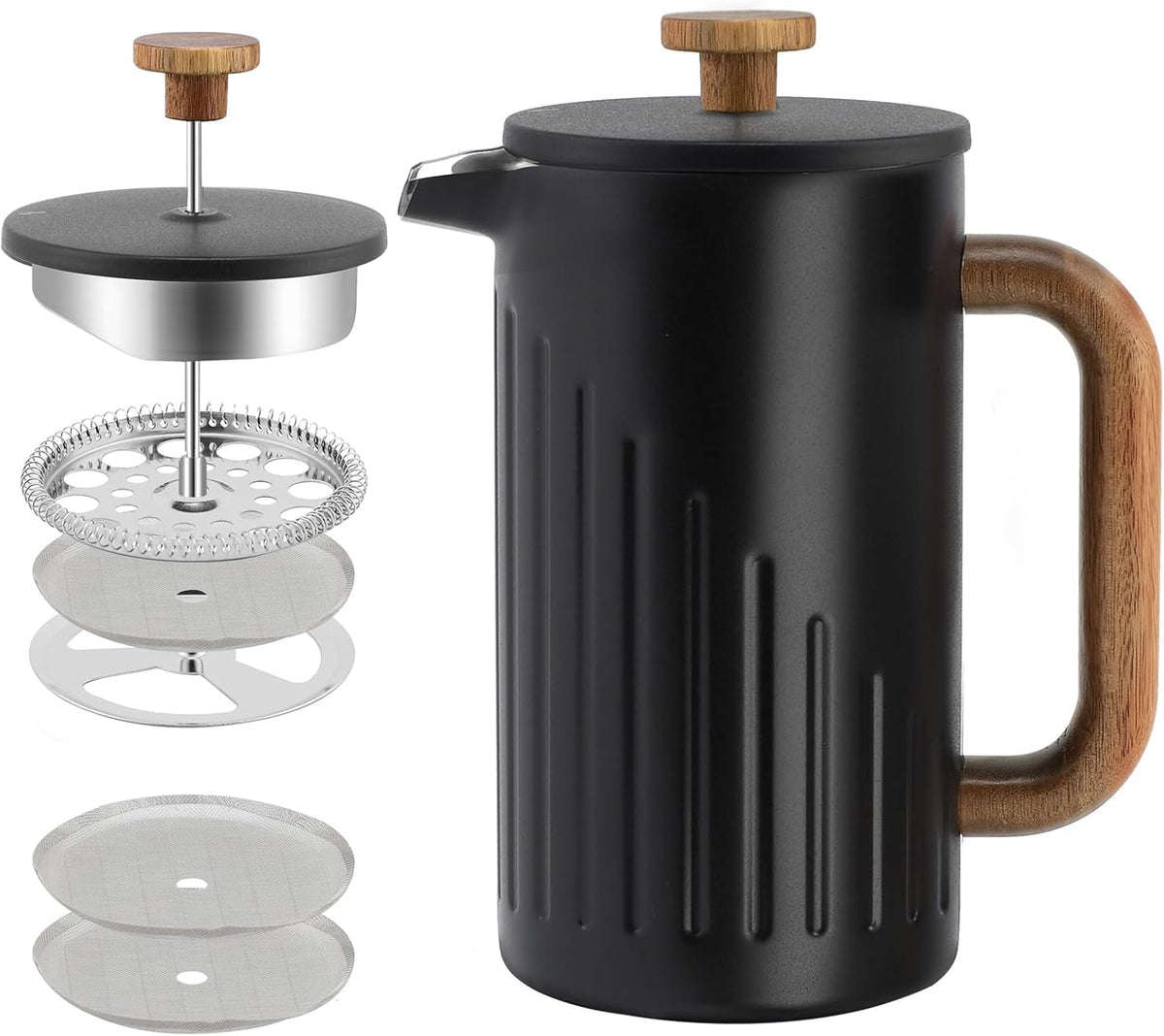 34oz Stainless Steel French Press Coffee Maker Z80102