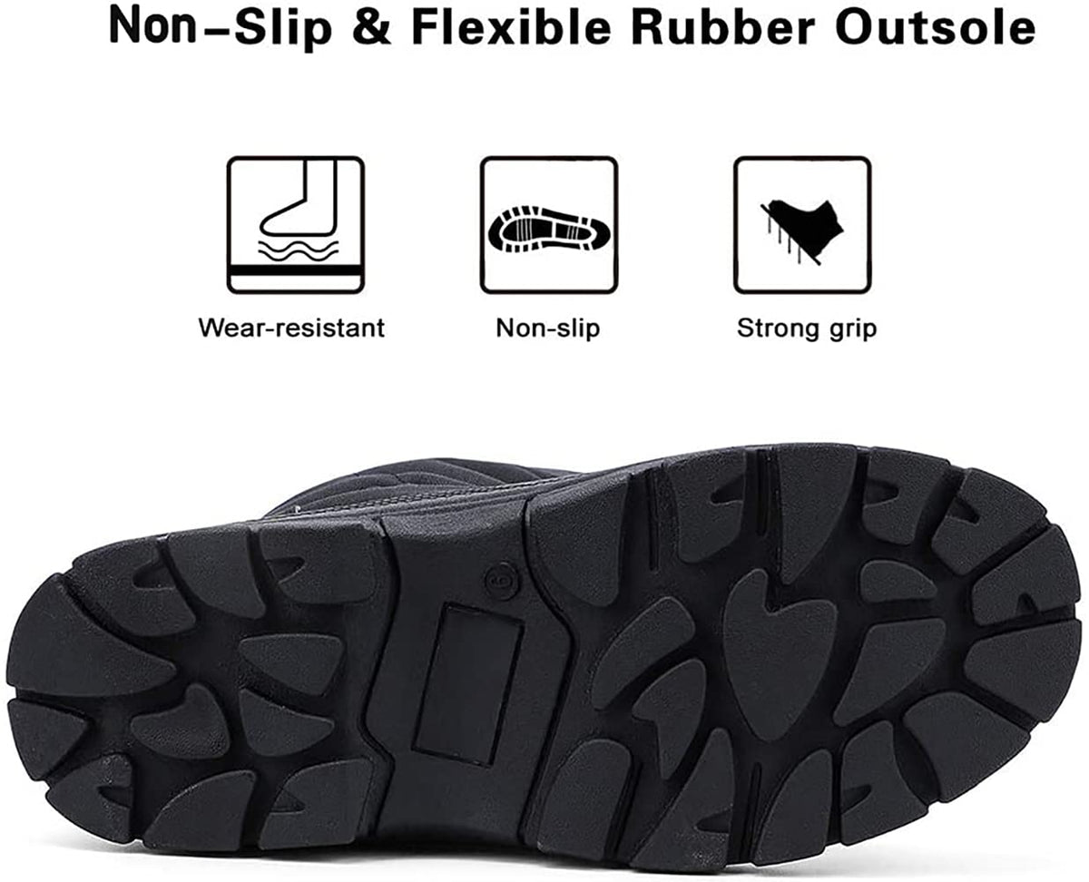 Men's Winter Waterproof Insulated Snow Boots D456