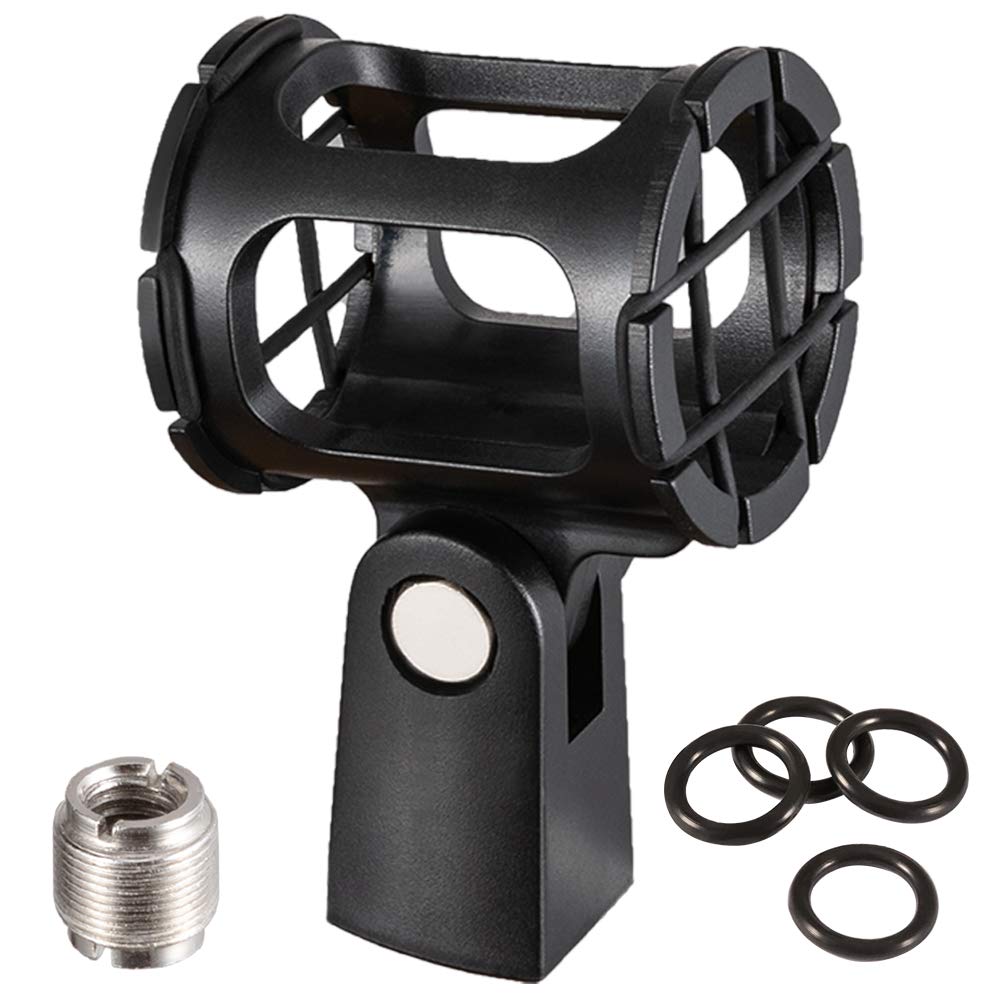 Microphone Shock Mount Holder Clip Anti-Vibration for Condenser Shotgun Mic B763956