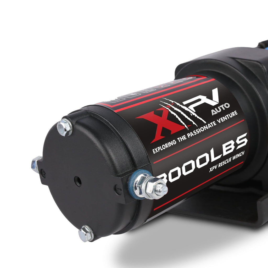3000 lb 12V DC Electric Winch with Wireless Remote and Corded Control Y556