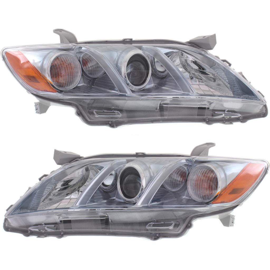 Toyota Camry Hybrid 2007-2009 Headlight Assembly Pair Driver and Passenger Side DOT Certified F803