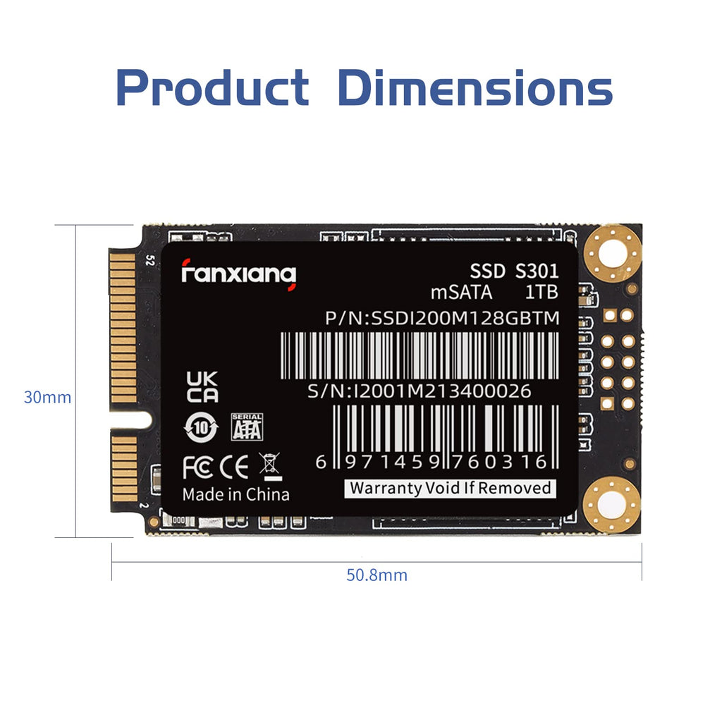 1TB mSATA III Internal SSD P414