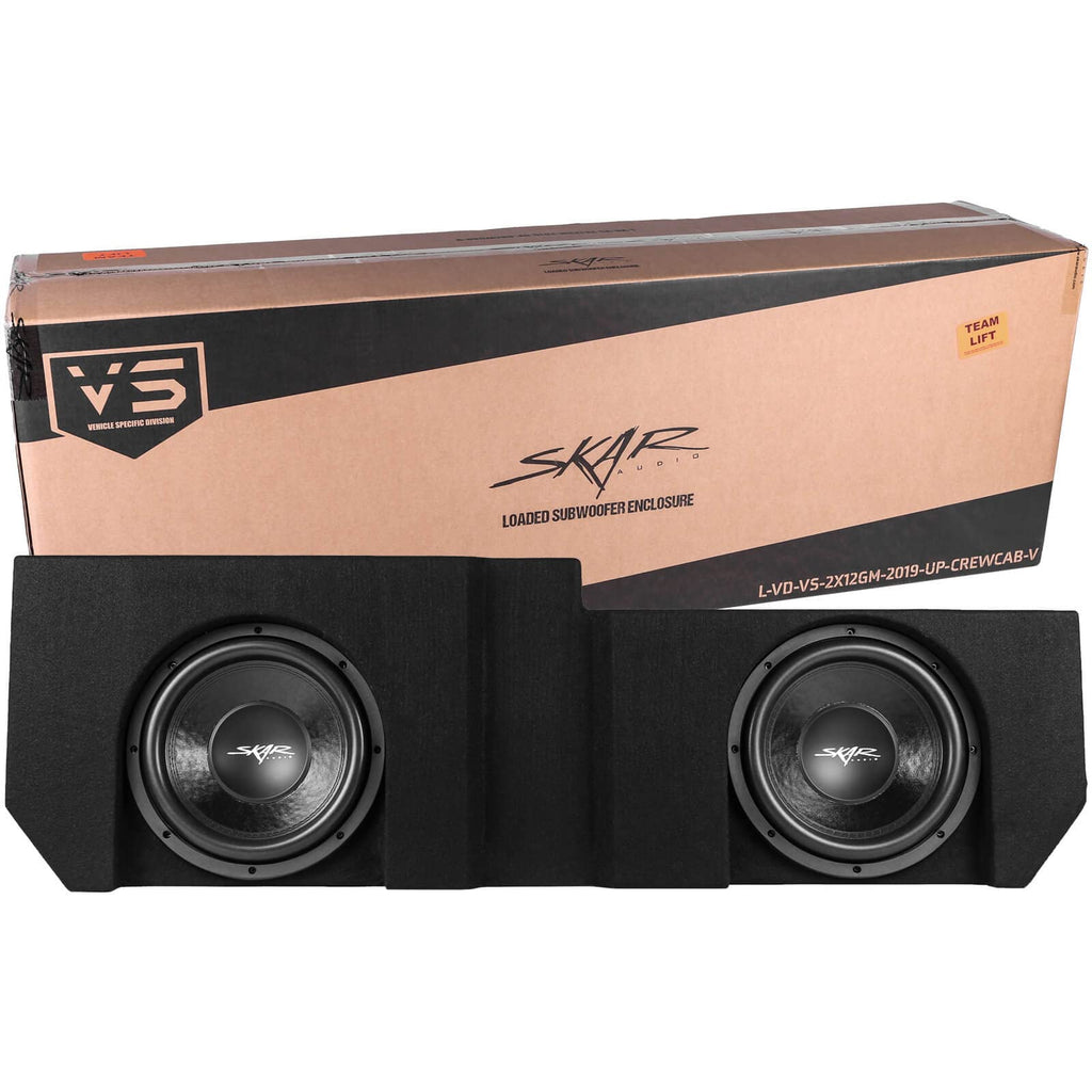 Dual 12" Loaded Ported Subwoofer Enclosure S75462