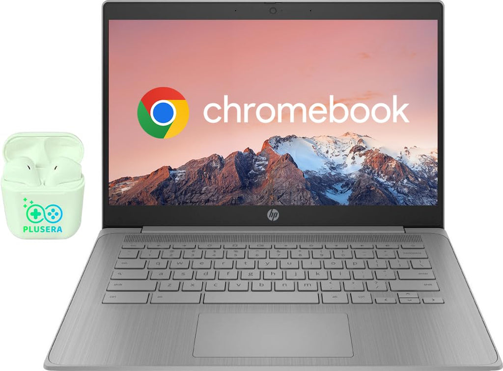 14" Chromebook Laptop Computer, Intel Celeron N4120, 4GB RAM 64GB eMMC, Gray Q77924