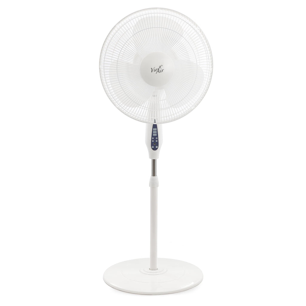 16 Inch 3 Speed Oscillating Stand Fan with Timer and Remote Control Q10485