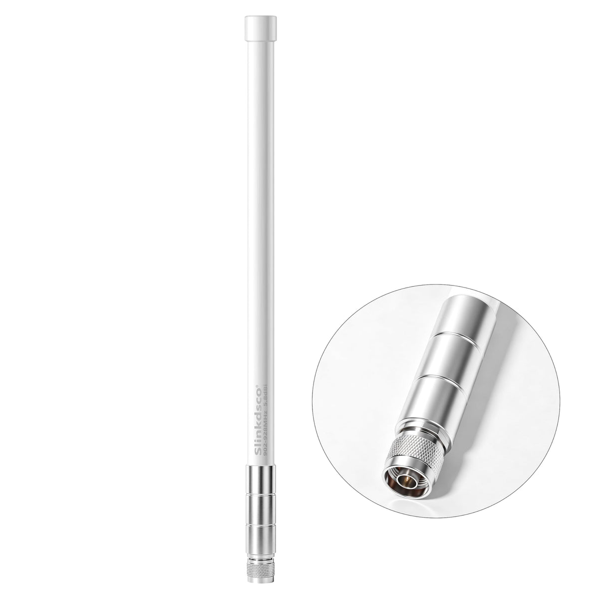 Waterproof 5.8dBi 915MHz Fiberglass Antenna with 20Ft Extension Cable F175