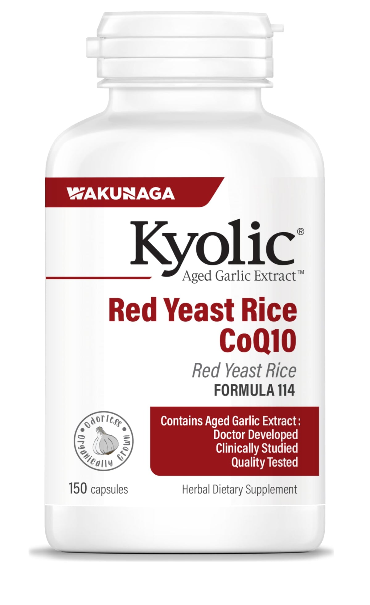 Aged Garlic Extract Red Yeast Rice CoQ10 150 Capsules C859
