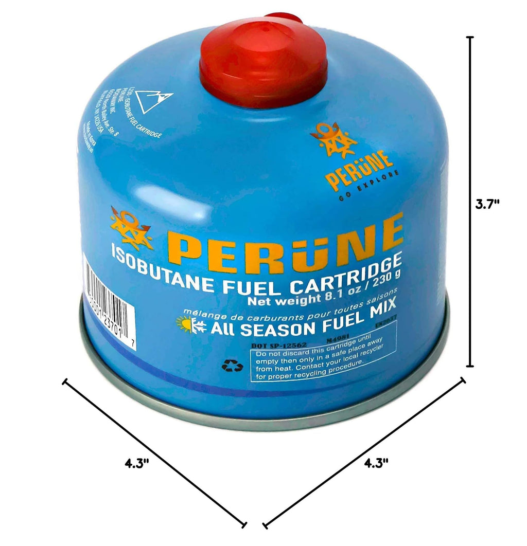 230gram 4 Pack Iso-Butane Camping Fuel Canister B375215