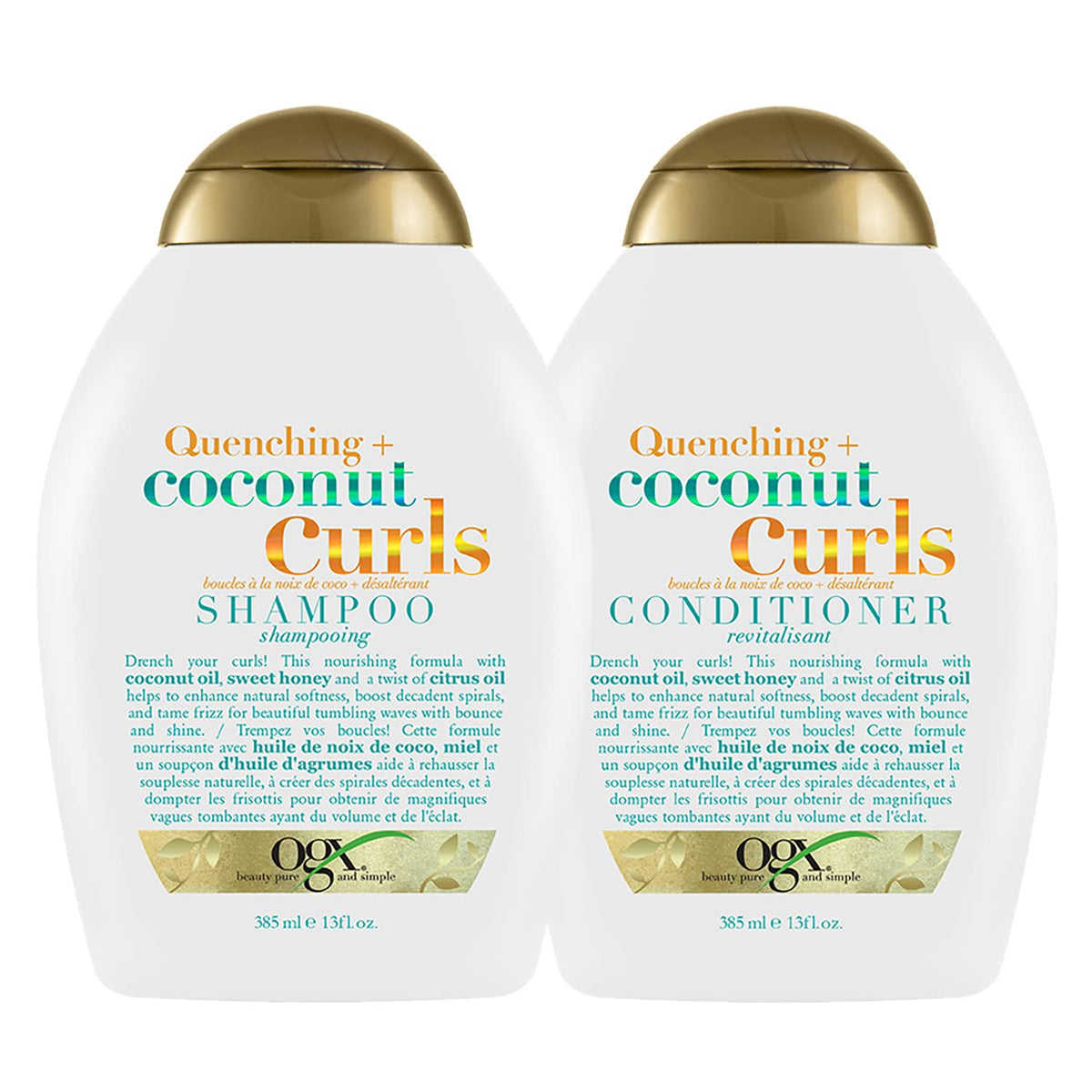 Coconut Curls Shampoo & Conditioner B548