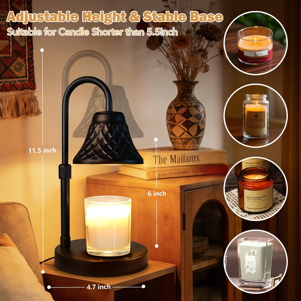 Adjustable Candle Warmer Lamp with Timer S501699