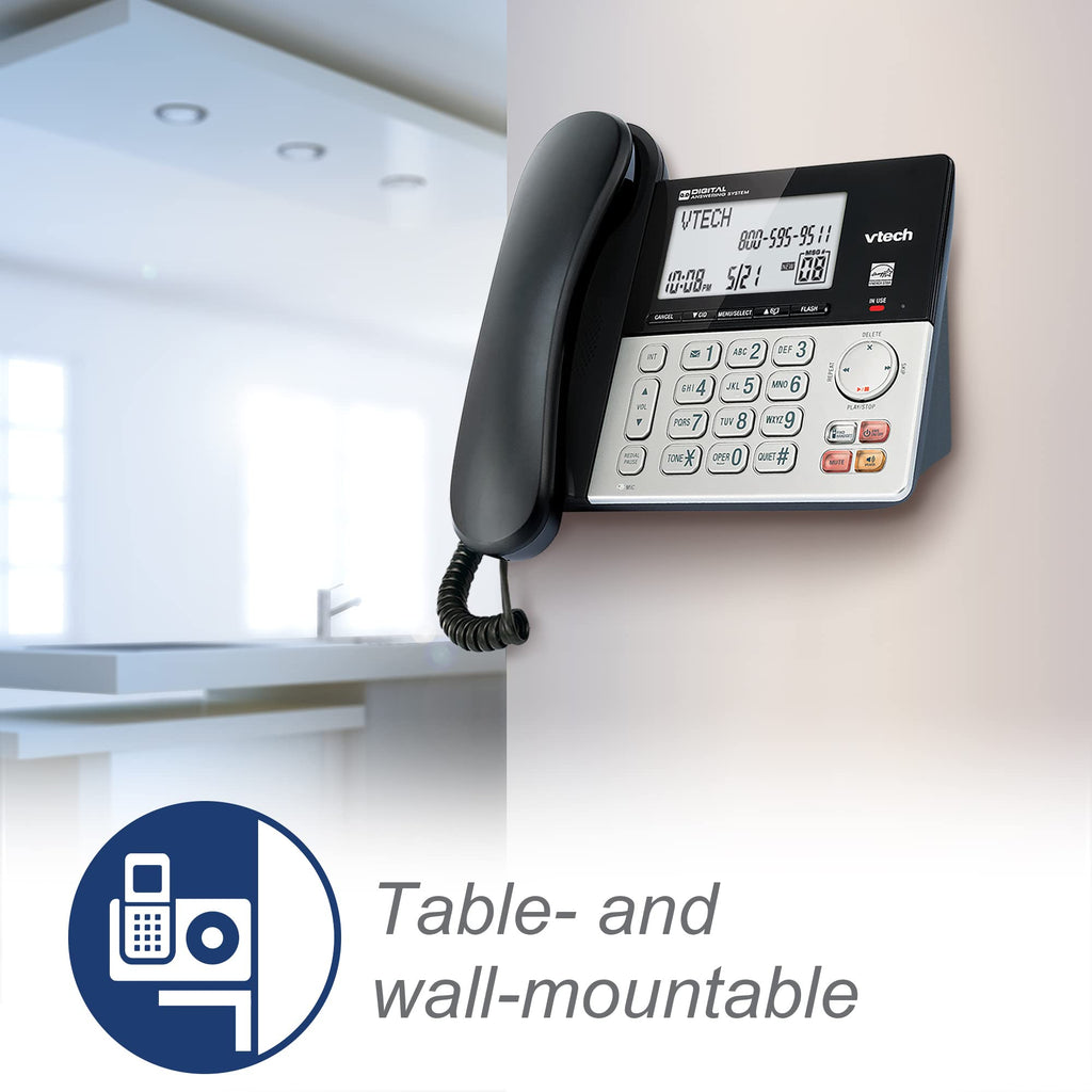 Corded/Cordless Phone System with 2 Handsets K997895