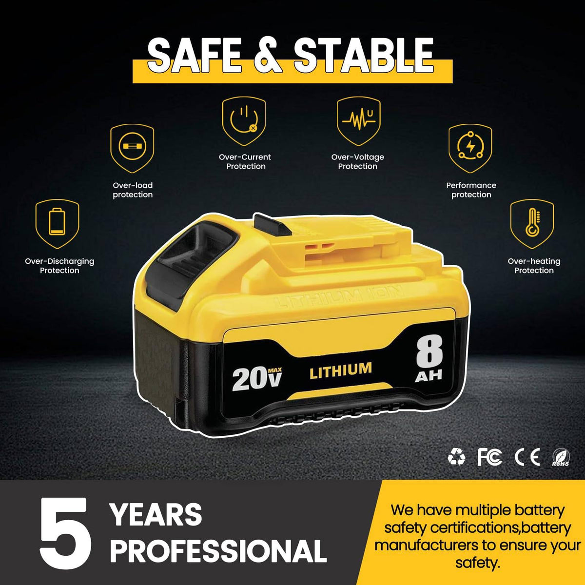 8000mAh Battery Replacement F9975
