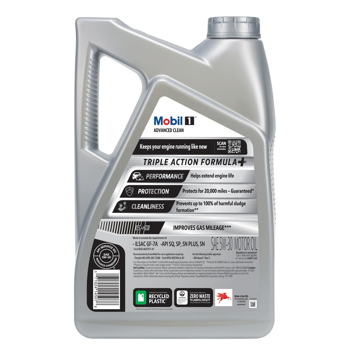 Full Synthetic Motor Oil 5W-30, 5 Quart U383