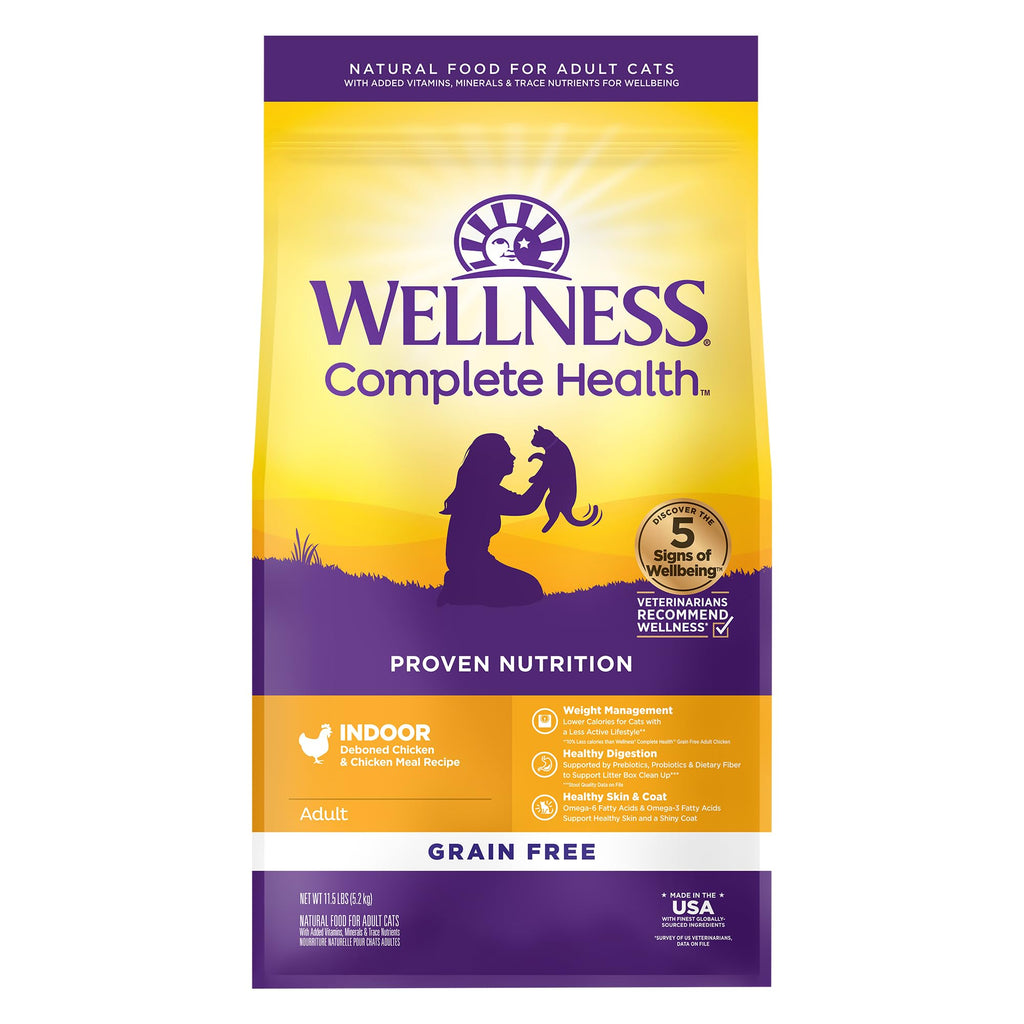 Grain Free Chicken Recipe Dry Cat Food 11.5 lb Bag Y35536