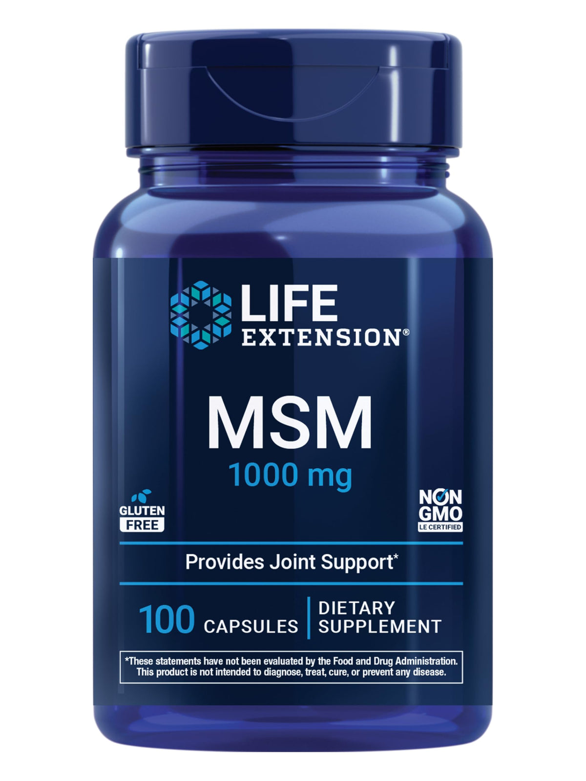 MSM 1000 mg 100 Capsules X511643