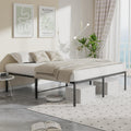 Queen Black Metal Platform Bed Frame S771