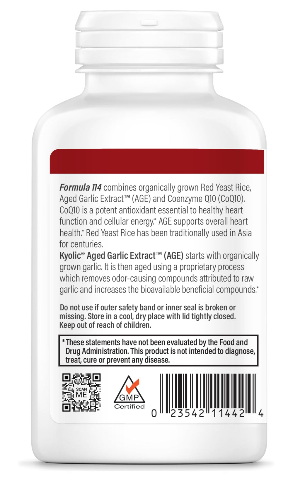 Aged Garlic Extract Red Yeast Rice CoQ10 150 Capsules C859