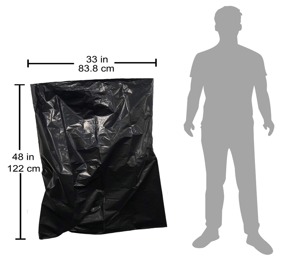 42 Gallon Black Heavy Duty Contractor Trash Bags T889022