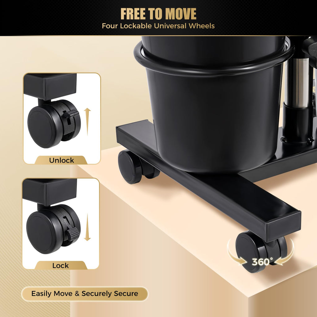 Portable Shampoo Basin with 2 Buckets, Height Adjustable R936