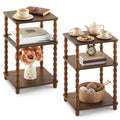 Set of 2 Small 3-tier Square Side Table Y676611