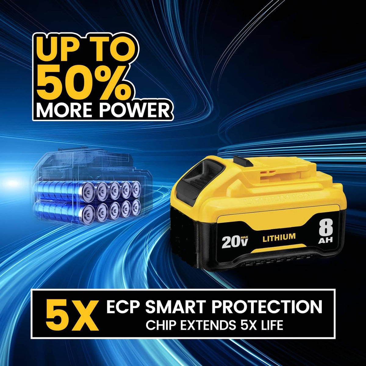 8000mAh Battery Replacement F9975