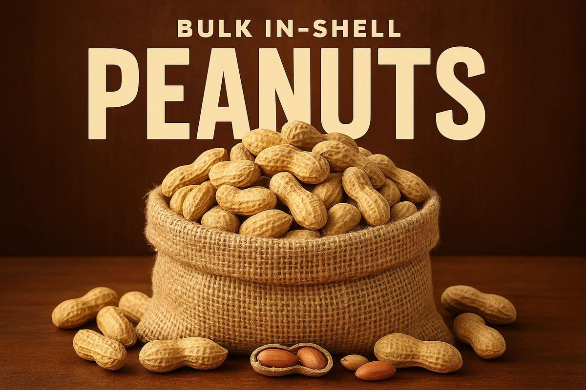 Fire Roasted In-Shell Peanuts 25 lb Box Y9360