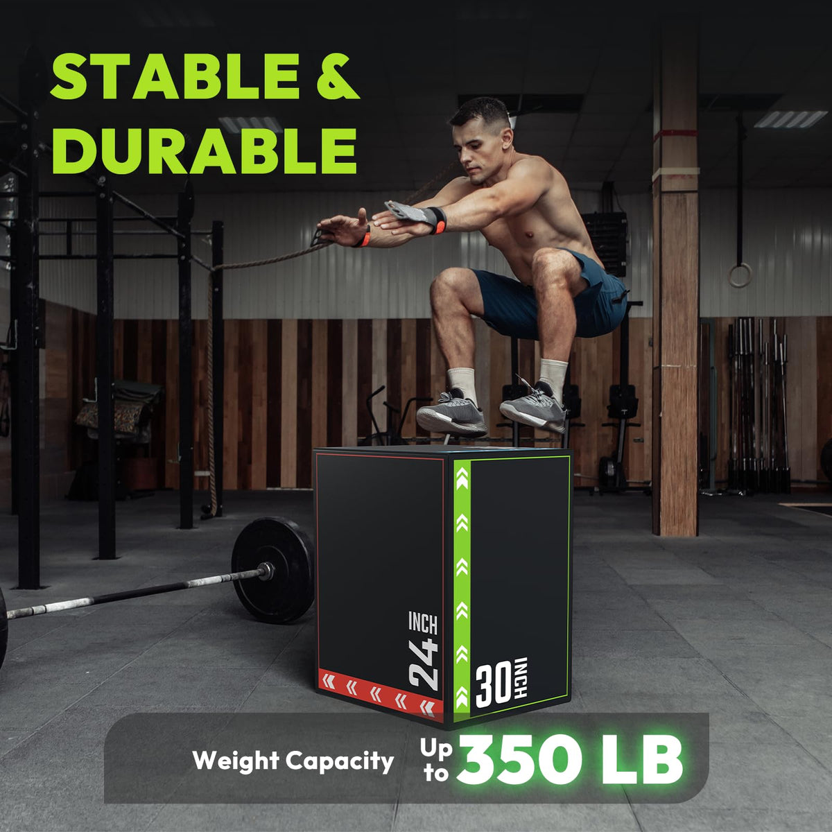 3-in-1 Plyometric Jump Box H9574