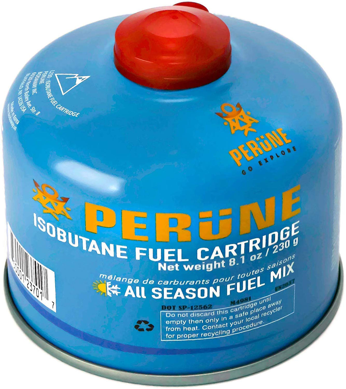 230gram 4 Pack Iso-Butane Camping Fuel Canister B375215