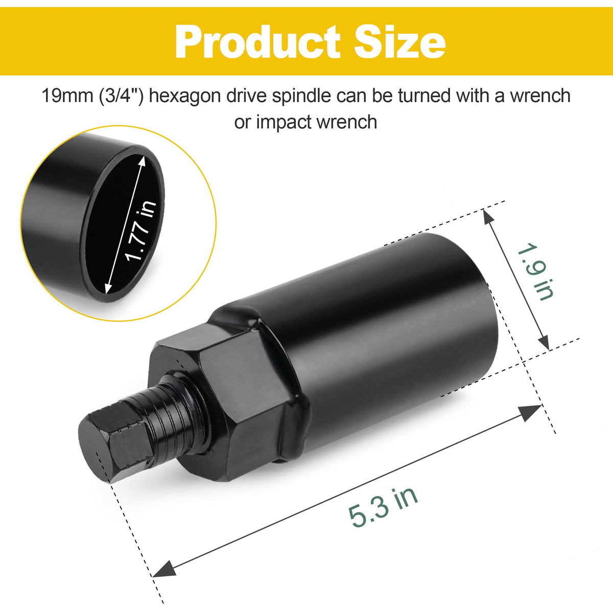 Ball Joint Puller 3/4" Hex Drive Spindle D754752
